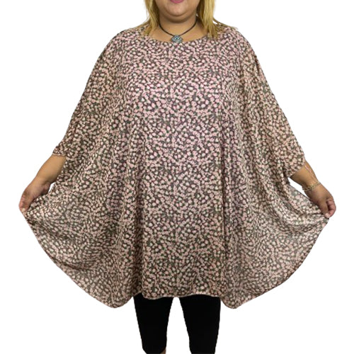 Tunique au style papillon avec doublure en coton