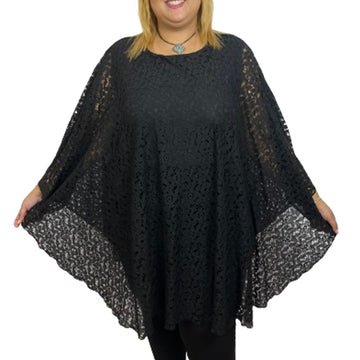 Tunique au style papillon Dentelle avec doublure en coton