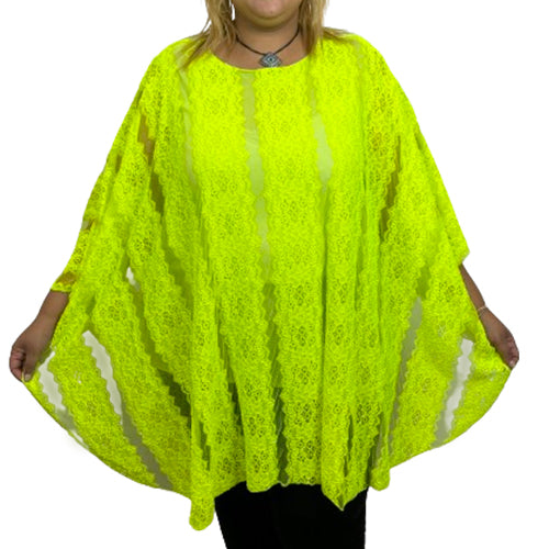 Tunique au style papillon Dentelle avec doublure en coton