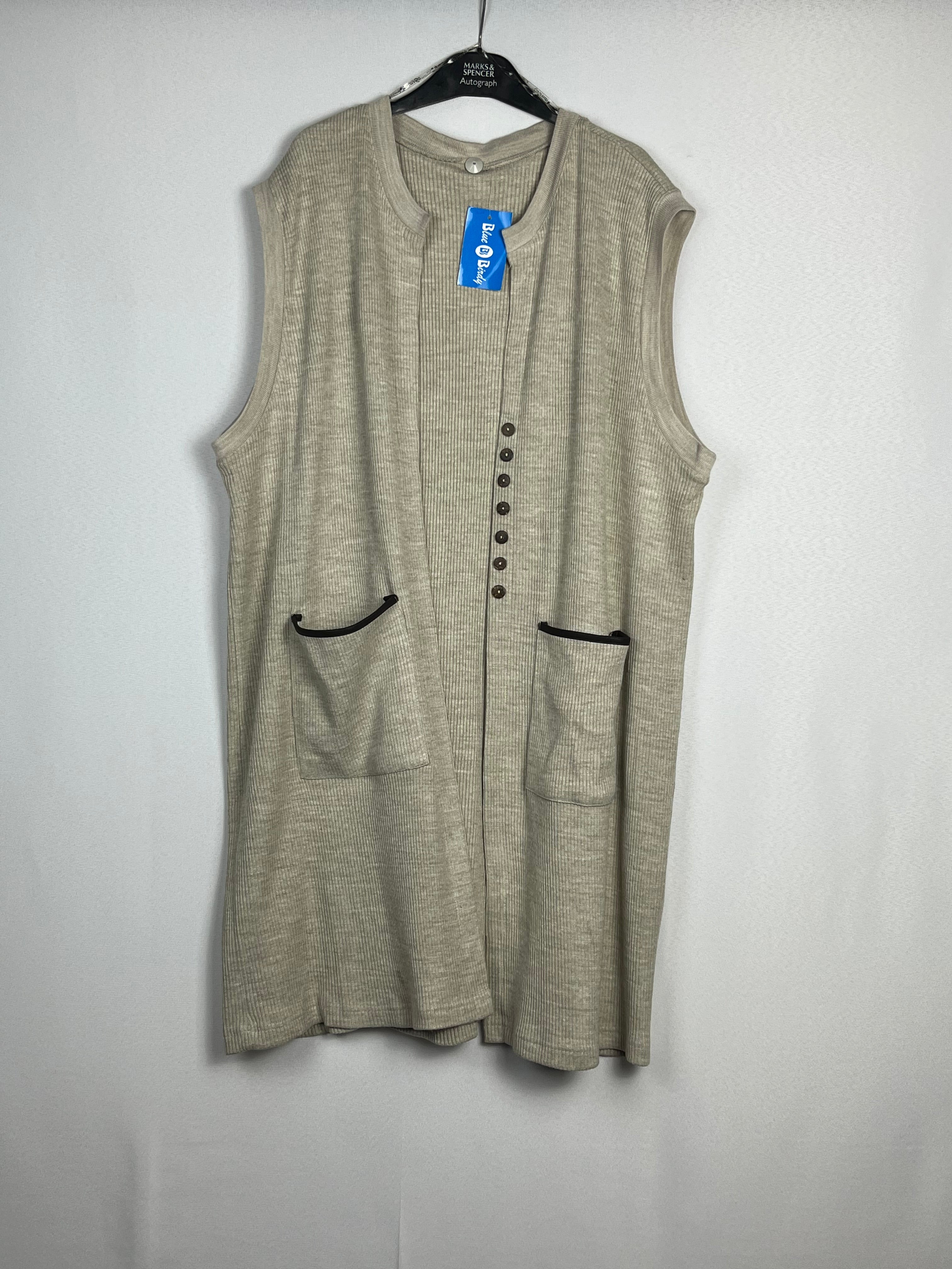 Gilet grande taille sans manche