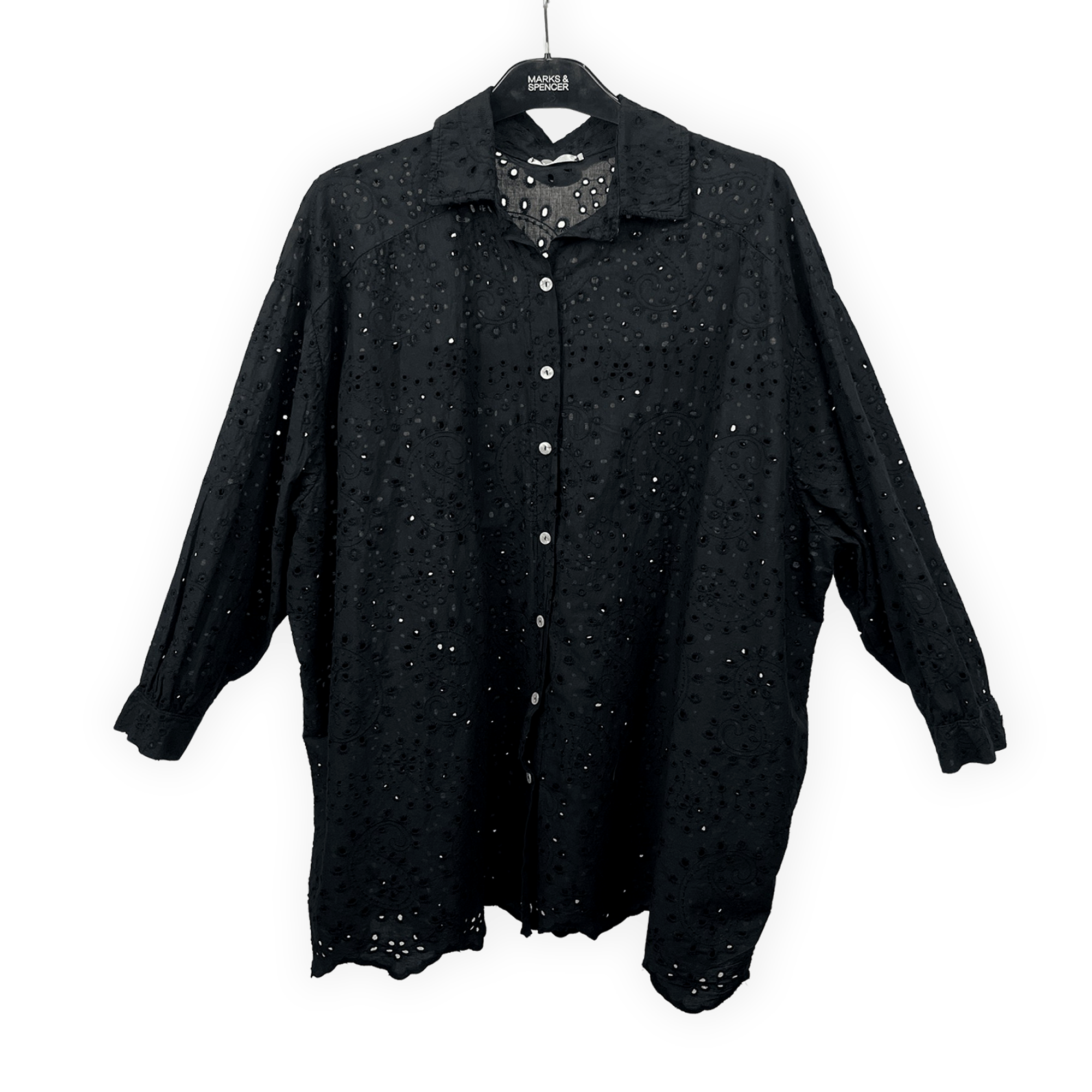 Chemise à style brodé 100% en coton