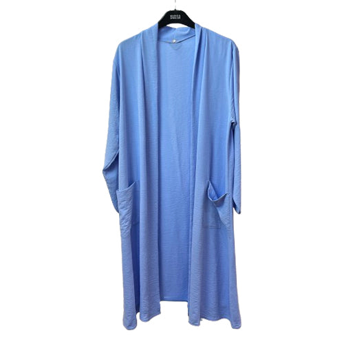 Gilet Long en Crêpe