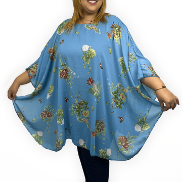 Tunique au style papillon avec doublure en coton