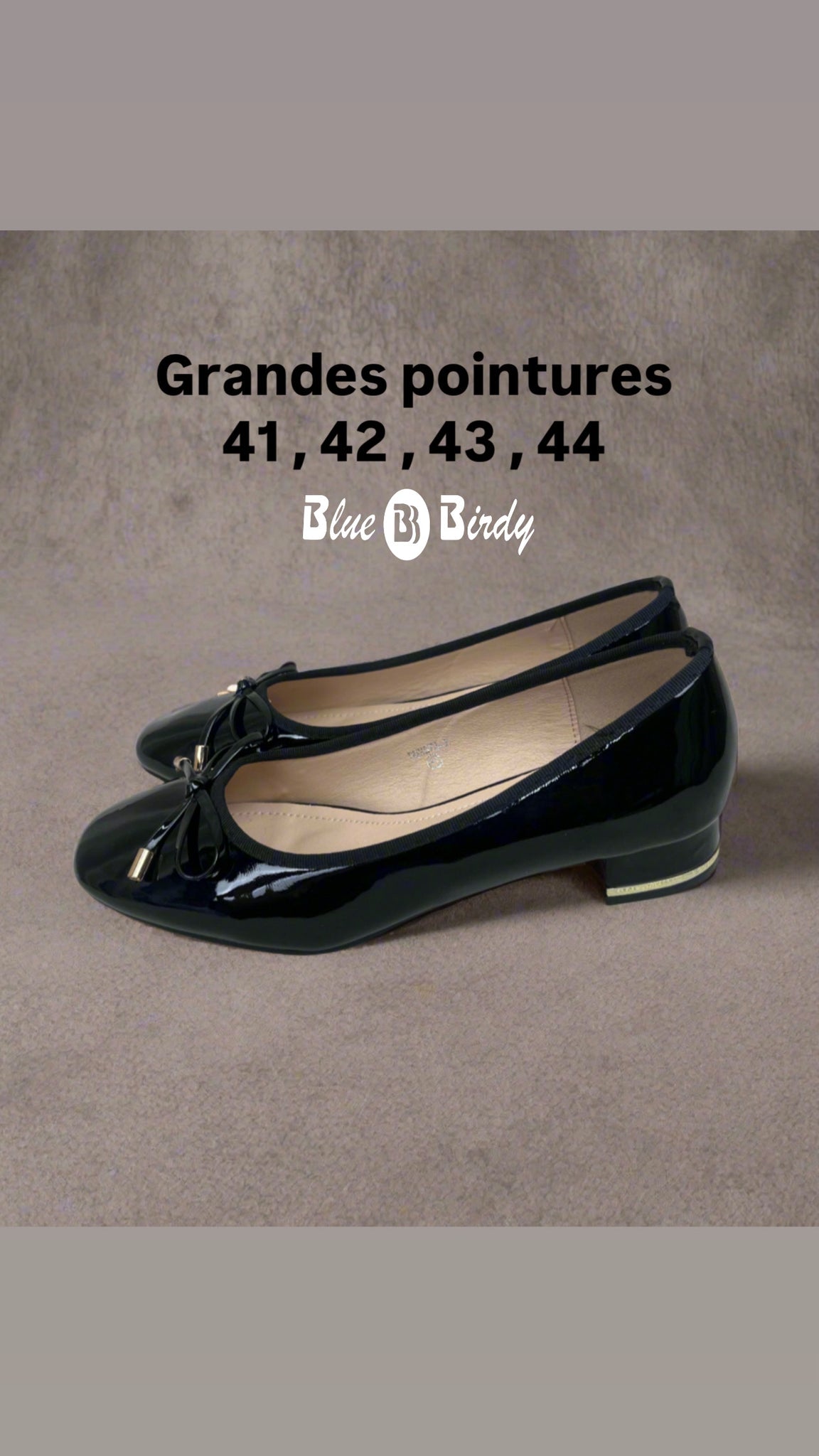 Ballerines demi-talon DMH573-7