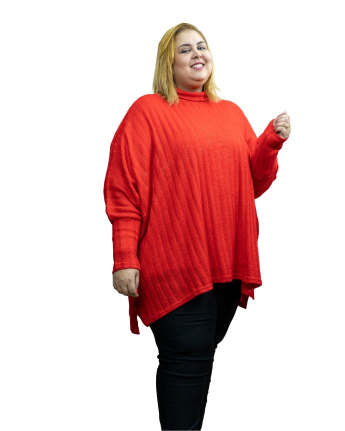 Pull Oversize Manches Kimono – Maille Fine & Légère (T44 à T60)