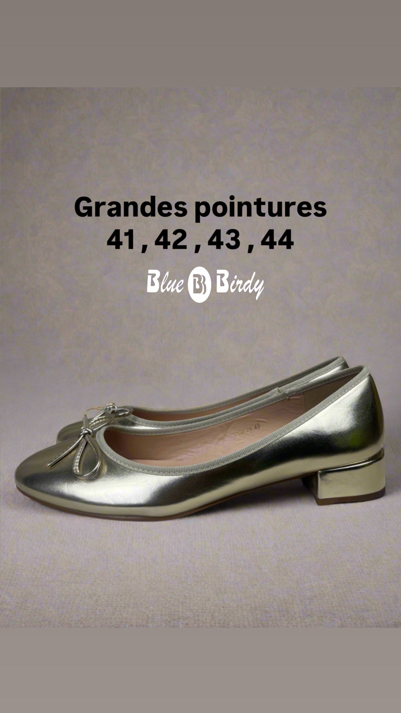 Ballerines demi-talon