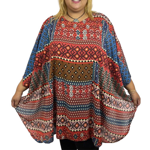 Tunique au style papillon avec doublure en coton