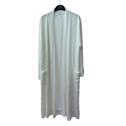 Gilet Long en Crêpe