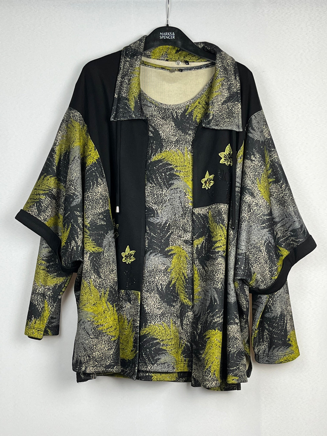 Ensemble 3 pieces Noir et Vert