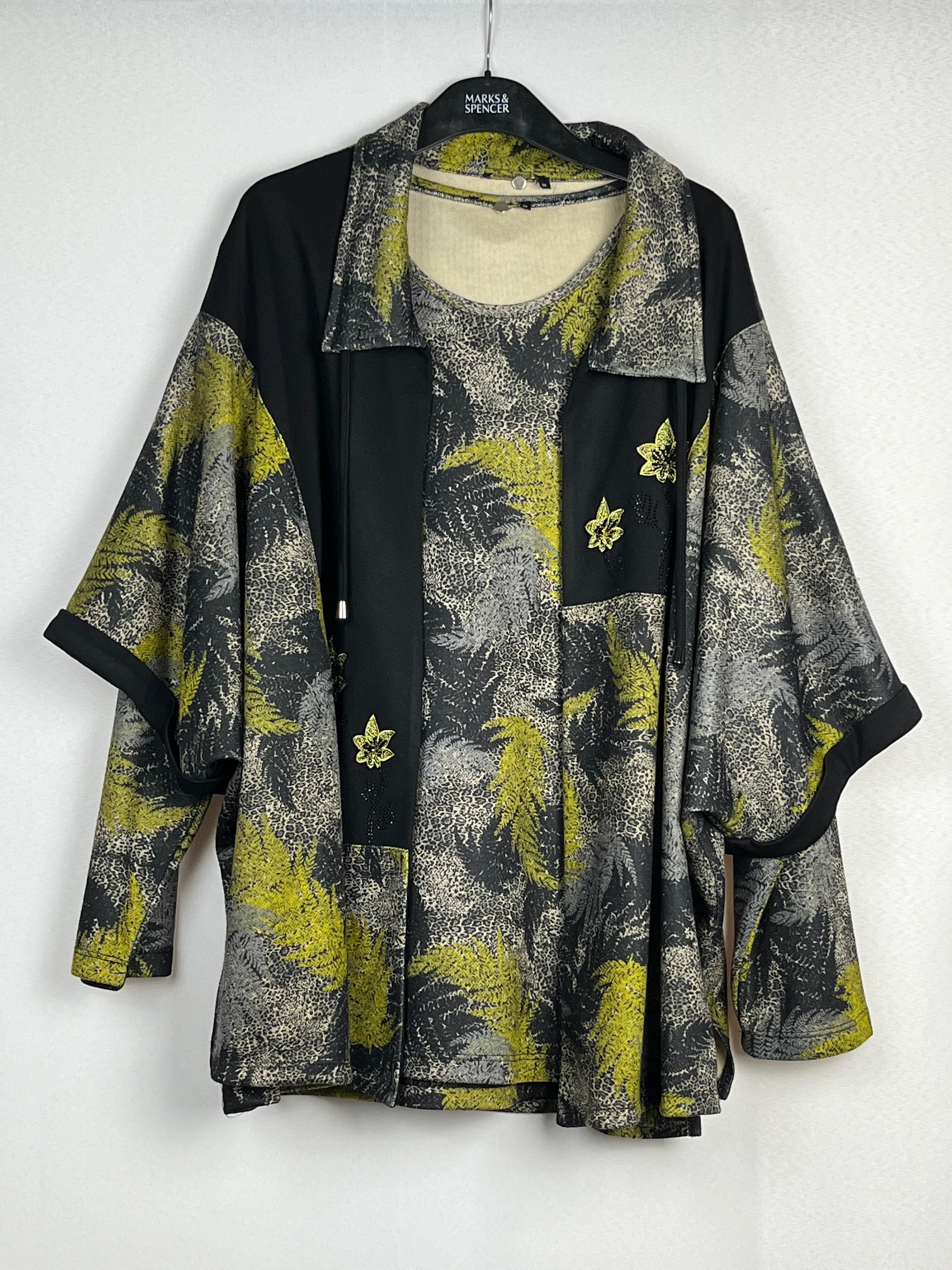 Ensemble 3 pieces Noir et Vert