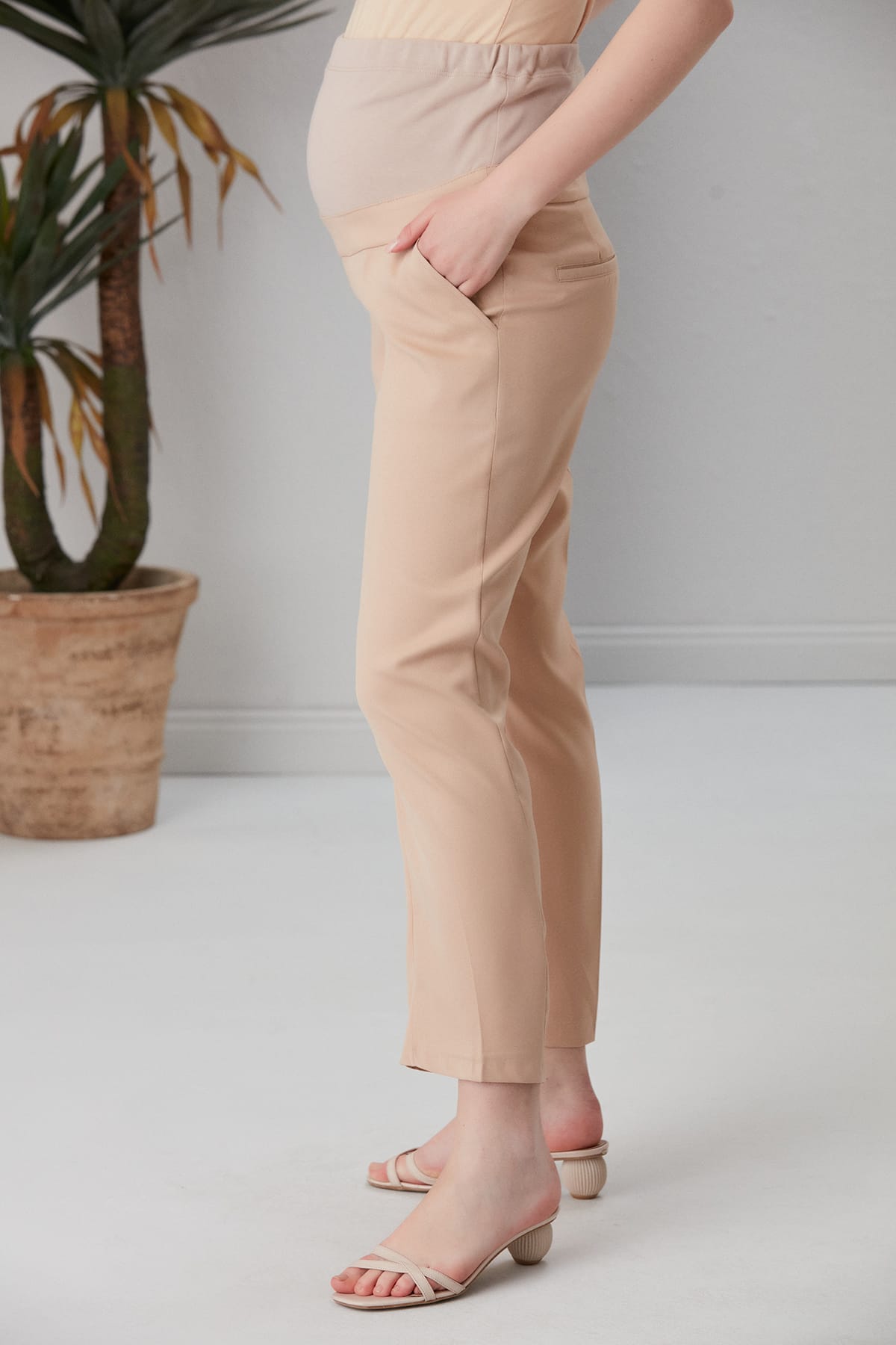 Pantalon Femme enceinte marron
