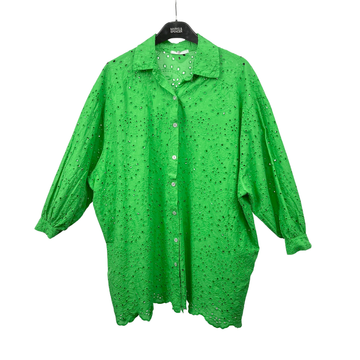 Chemise à style brodé 100% en coton