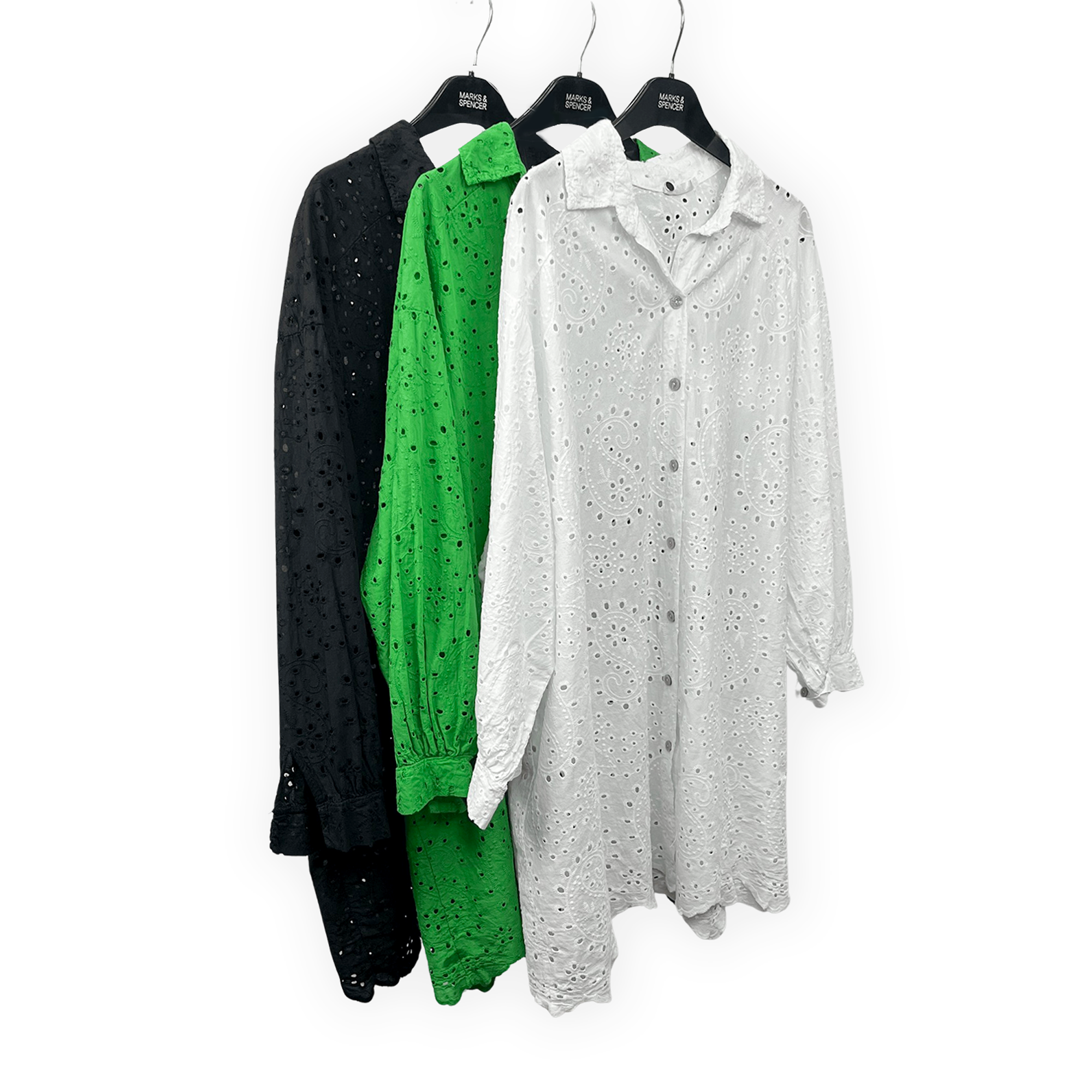 Chemise à style brodé 100% en coton