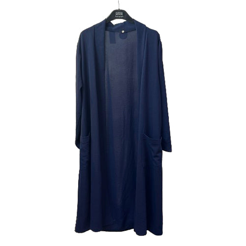 Gilet Long en Crêpe