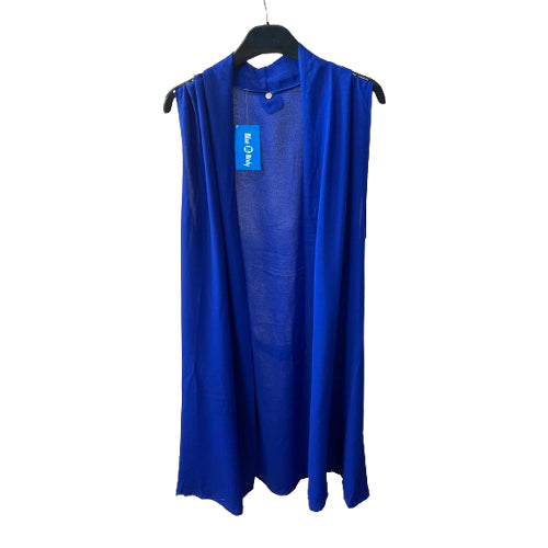 gilets grande taille en crêpe