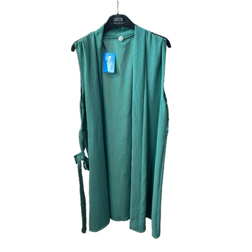 gilets grande taille en crêpe