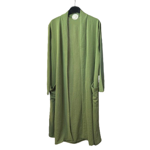 Gilet Long en Crêpe