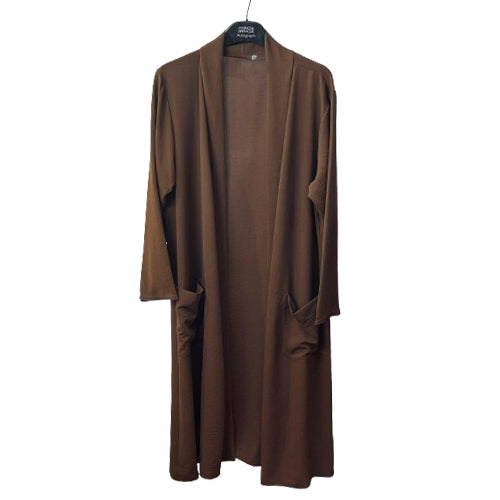 Gilet Long en Crêpe