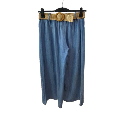 Jean Fluide Oversize avec Ceinture