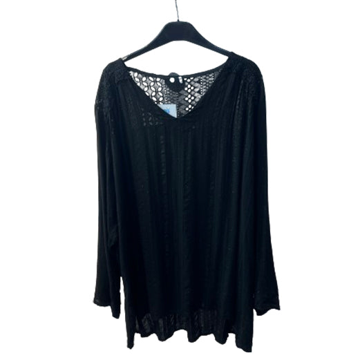 Pull en Viscose avec Broderie Chic aux Épaules