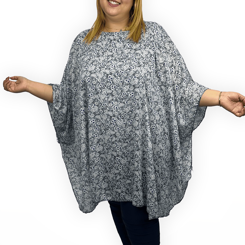 Tunique au style papillon avec doublure en coton